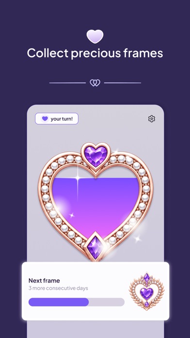 Love Widget - ritual de conexão diário para casais à distância